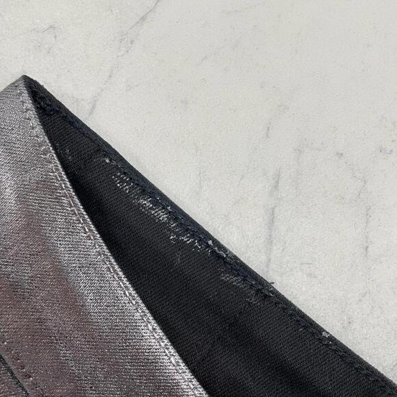 (JS-2) Jonathan Simkhai Rae High Rise Ankle Skinny In Metallic - Picture 5 of 7